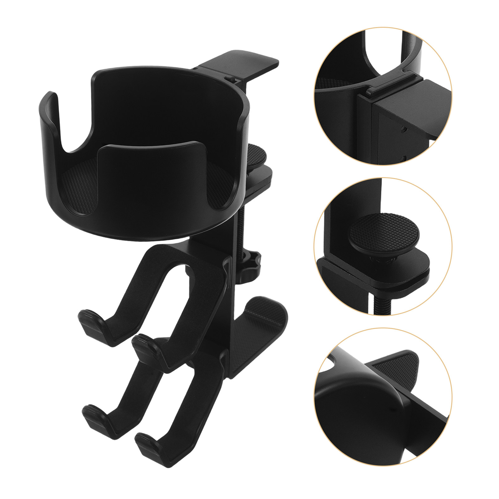 Desk Setup Headphone Stand - Multi Use Headphone Storage Organizer Stand