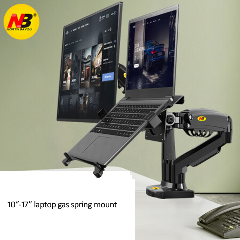 Desktop NB F160 + FP-2 Gas Spr - Dual Monitor Desk Setup recension och pris