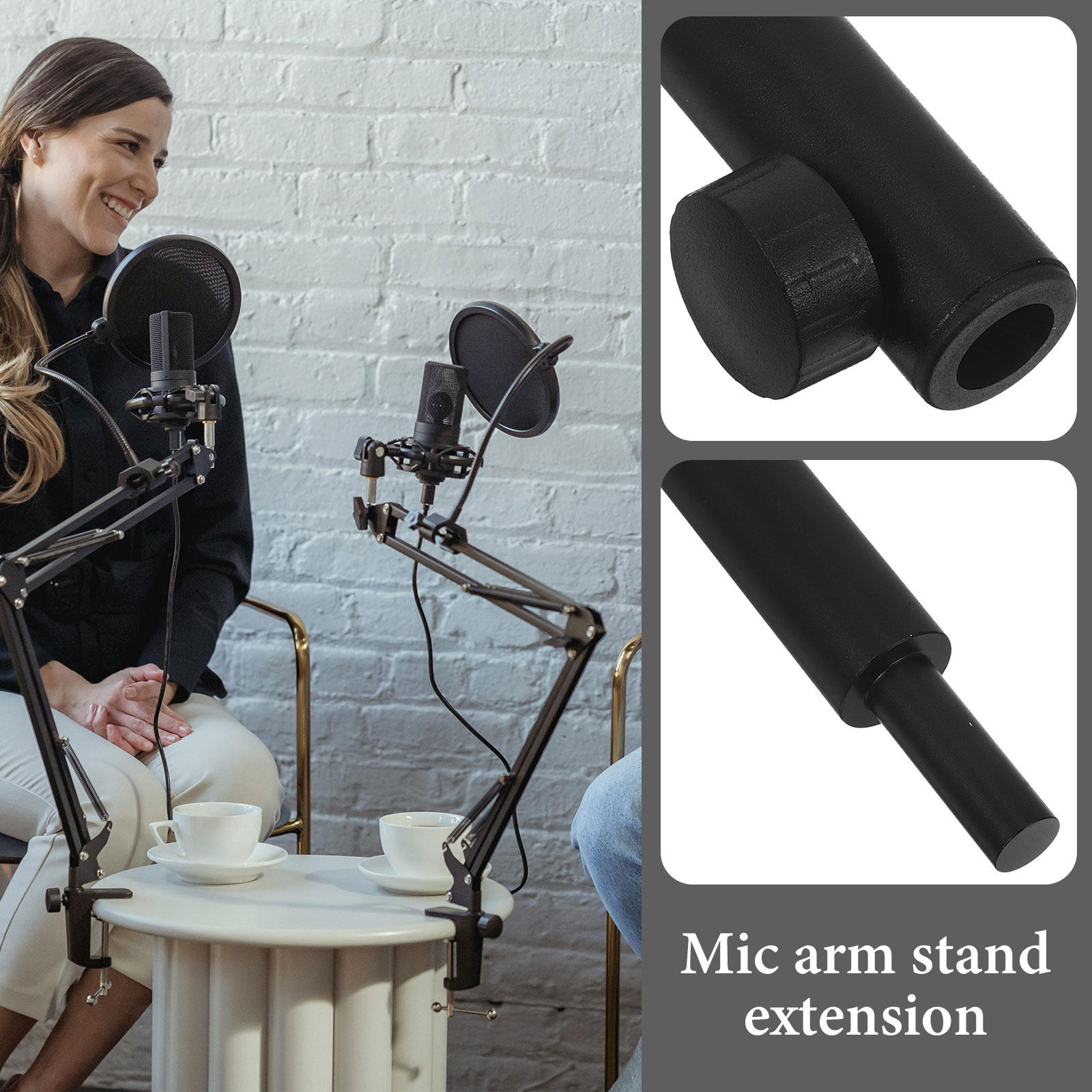 Adjustable Microphone Extensio - Desk Setup Youtube recension och pris