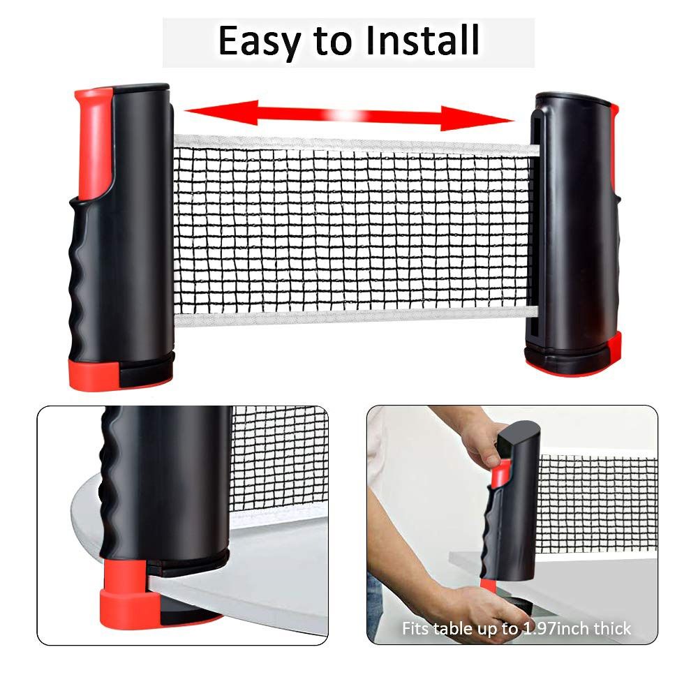 Retractable Net Ping Pong Net  - Desk Setup Pegboard recension och pris