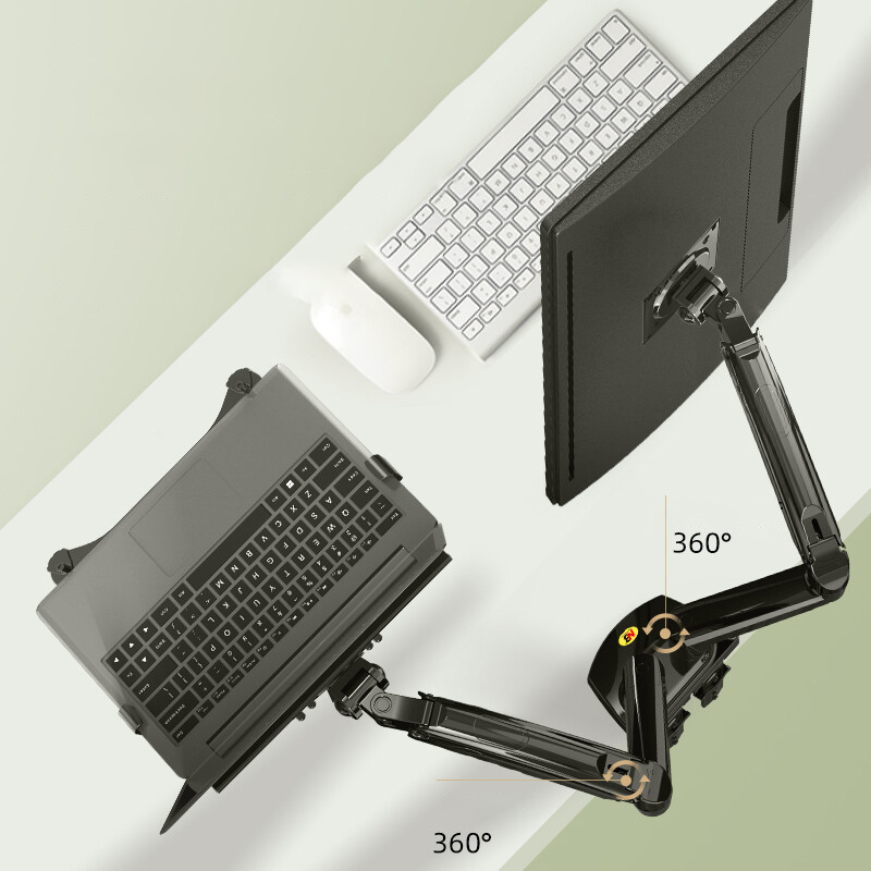 Desktop NB F160 + FP-2 Gas Spr - Dual Monitor Desk Setup recension och pris