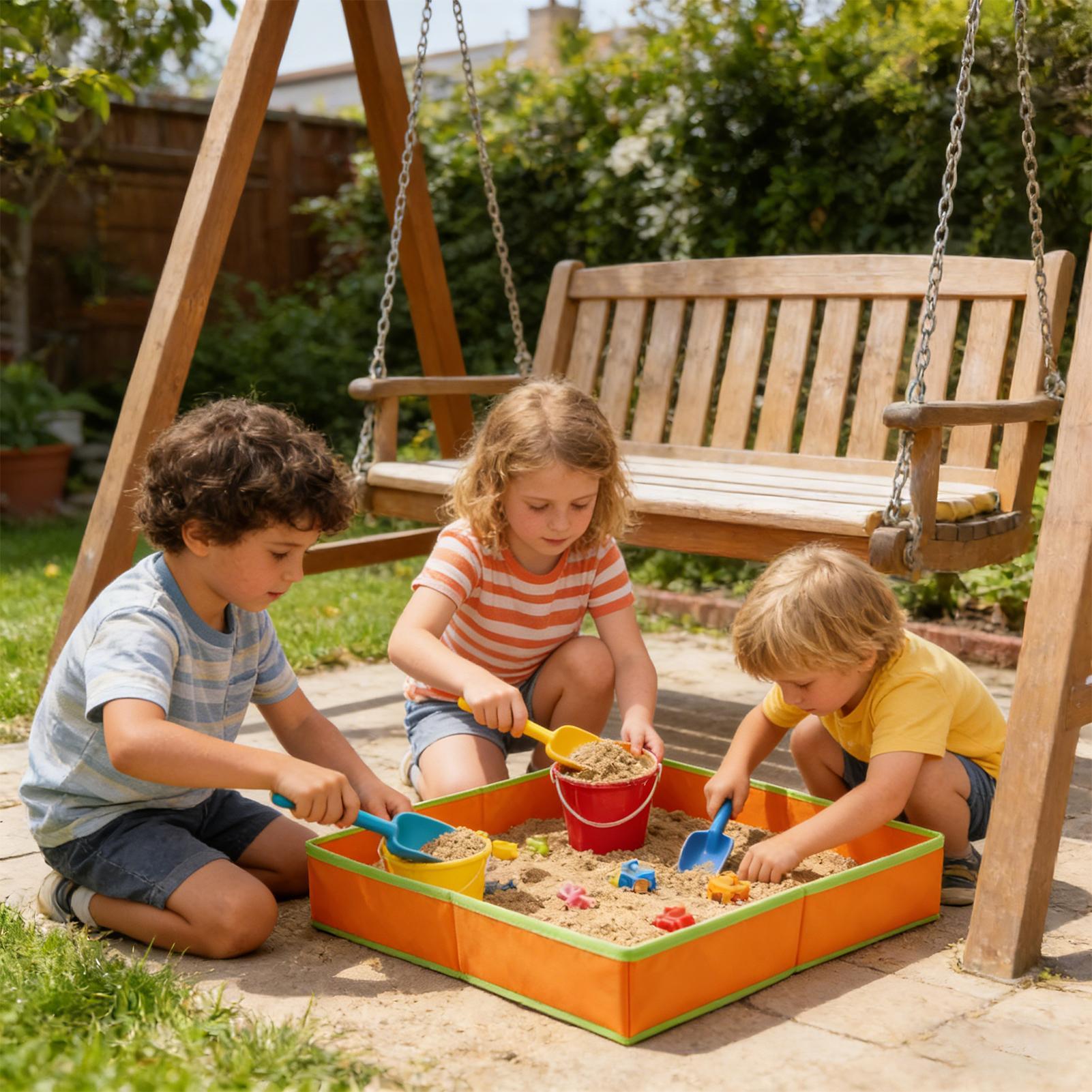 Sand Table for Kids Outdoor Se - Desk Setup Kids recension och pris