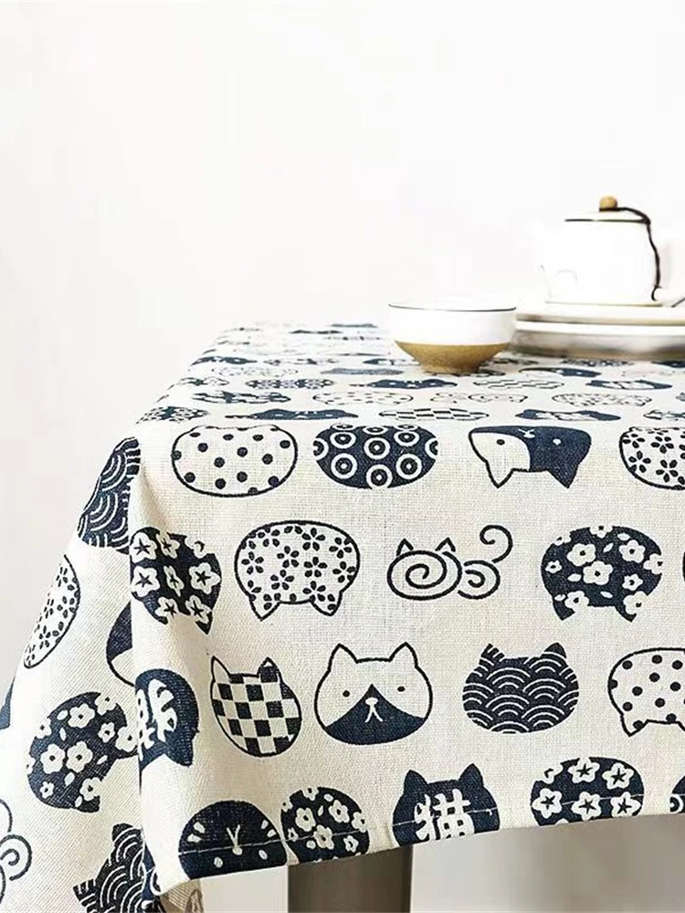 Ins Tablecloth Cotton Linen Ar - Desk Setup Japan recension och pris