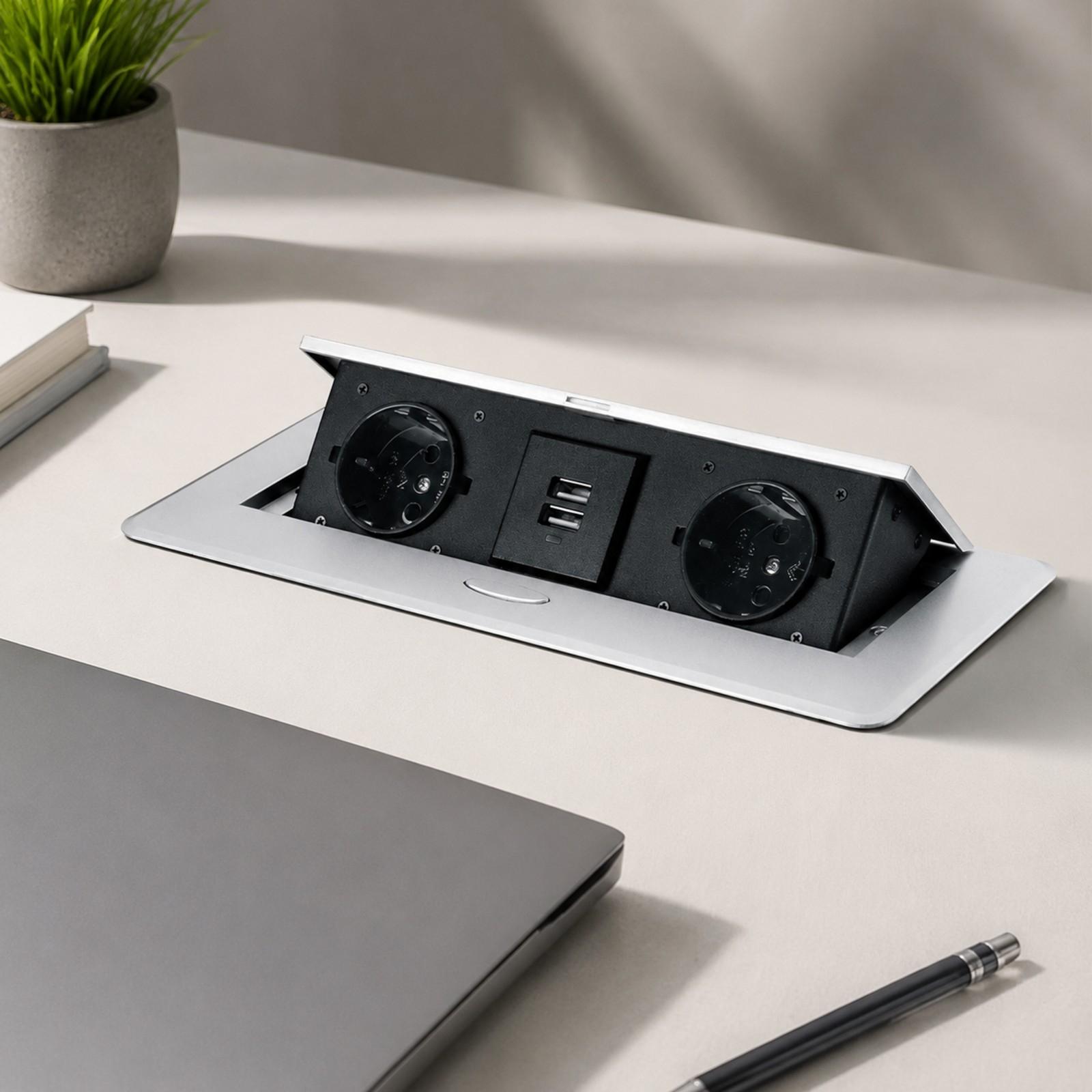 Quick-Setup Desktop Power Outl - Desk Setup Hub recension och pris