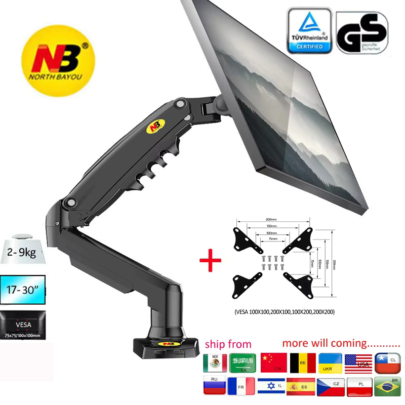 NEW NB F80 17-30' Desktop LED  - Dual Monitor Desk Setup recension och pris