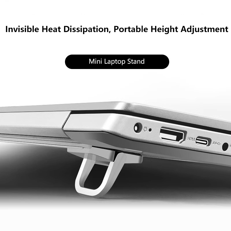 Mini Portable Laptop Stand Hol - Desk Setup Pegboard recension och pris