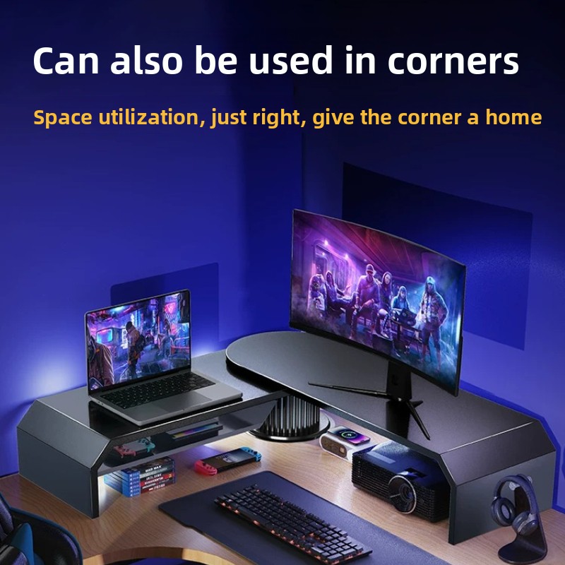 Gaming Dual Monitor Stand Offi - Dual Monitor Desk Setup recension och pris