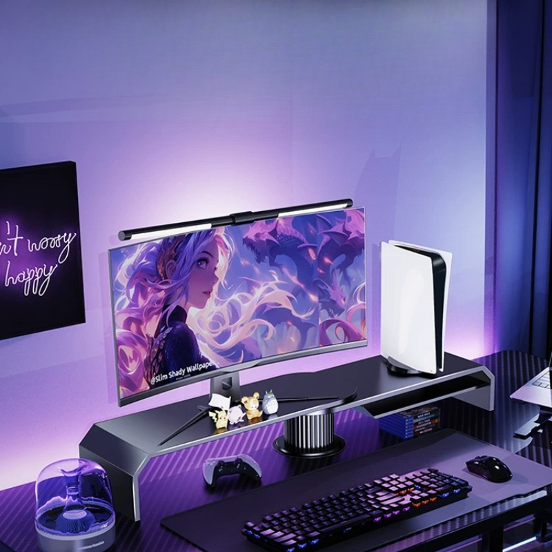 Gaming Dual Monitor Stand Offi - Dual Monitor Desk Setup recension och pris