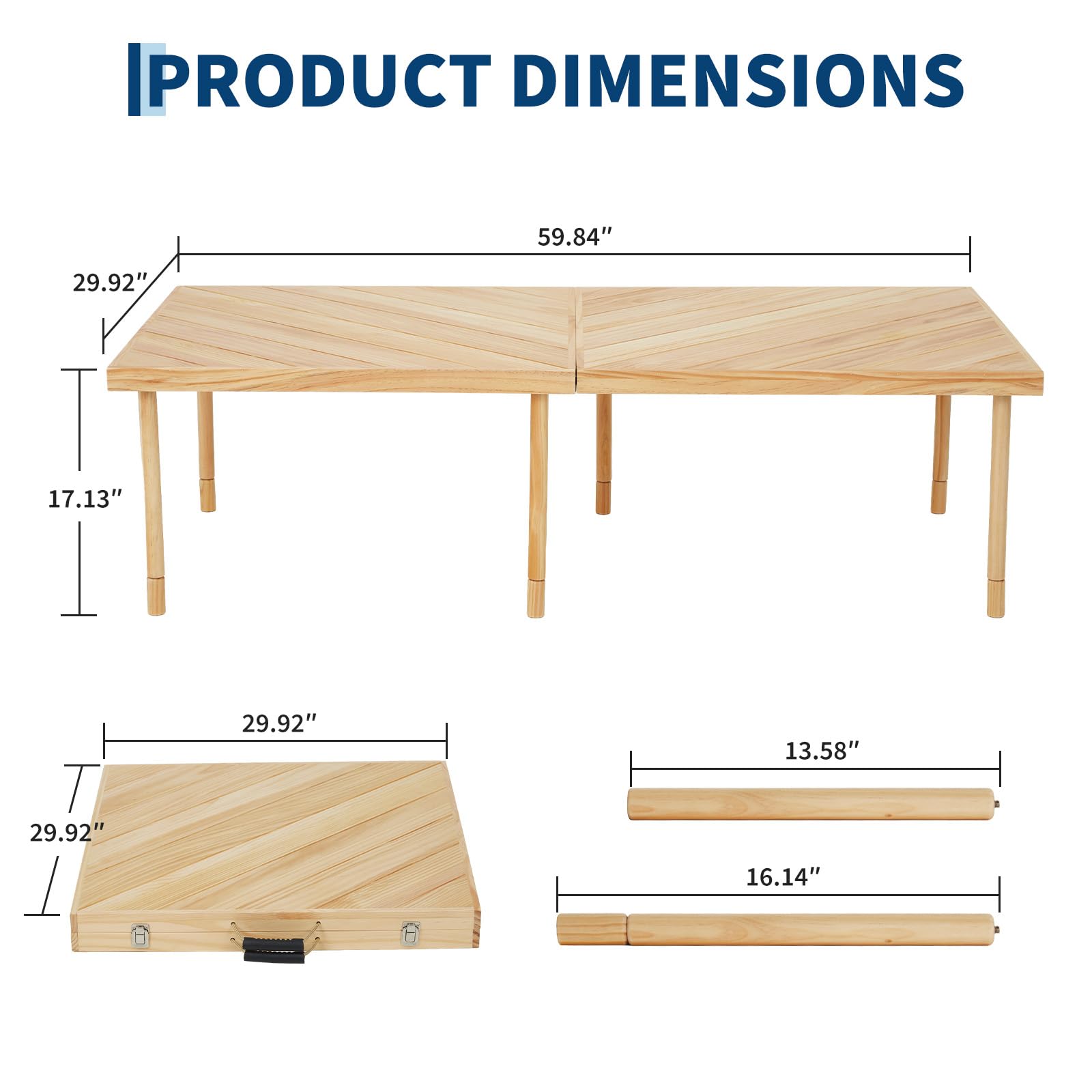 Outdoor Folding Picnic Table 6 - Desk Setup Pegboard recension och pris