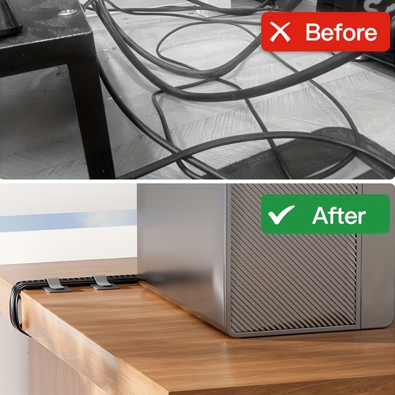 Cable Ties Reusable Straps Vel - Desk Setup Needs recension och pris