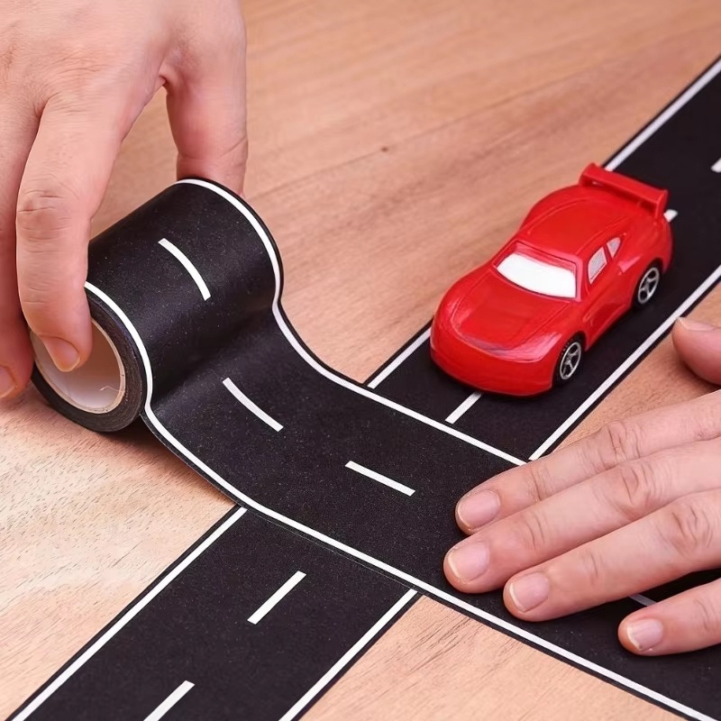 1-2 Rolls Reusable Road Track  - Desk Setup Kids recension och pris