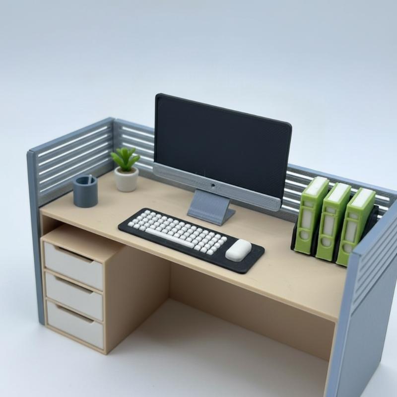Realistic Mini Desktop Compute - Desk Setup Photo recension och pris