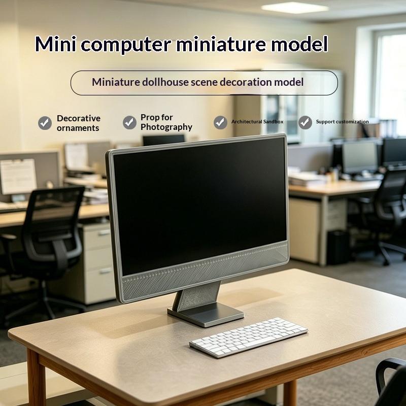 Realistic Mini Desktop Compute - Desk Setup Photo recension och pris