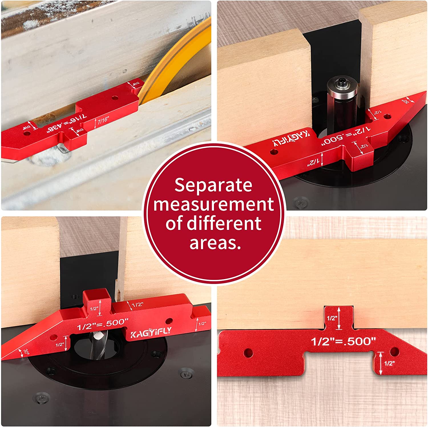 Router Table Setup Bars 7pcs A - Desk Setup Pegboard recension och pris