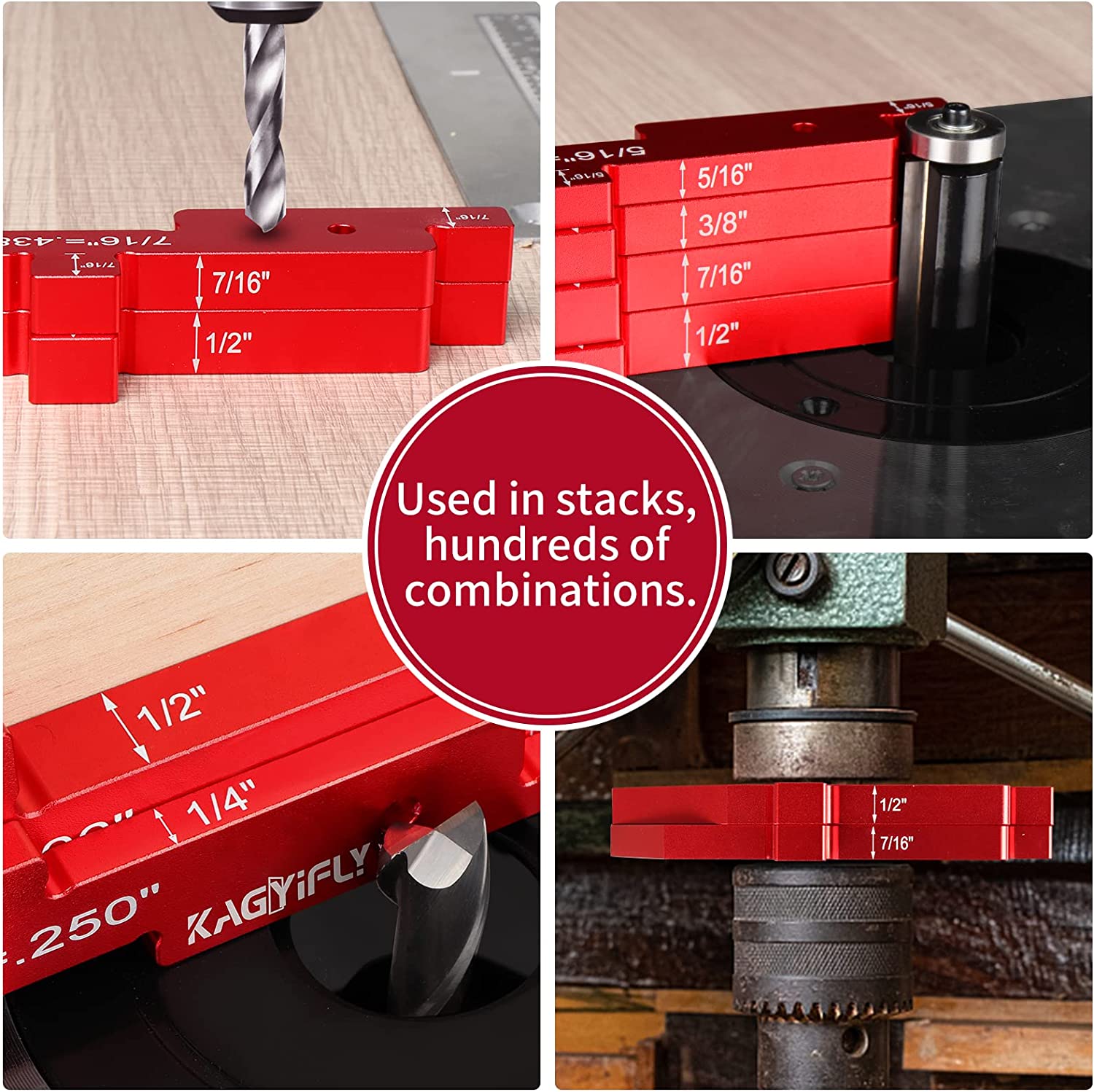 Router Table Setup Bars 7pcs A - Desk Setup Pegboard recension och pris