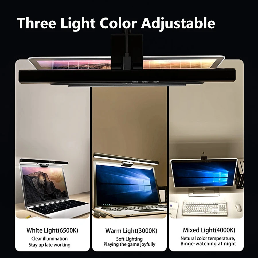 33cm 50cm LED Monitor Light Re - Desk Setup Pegboard recension och pris