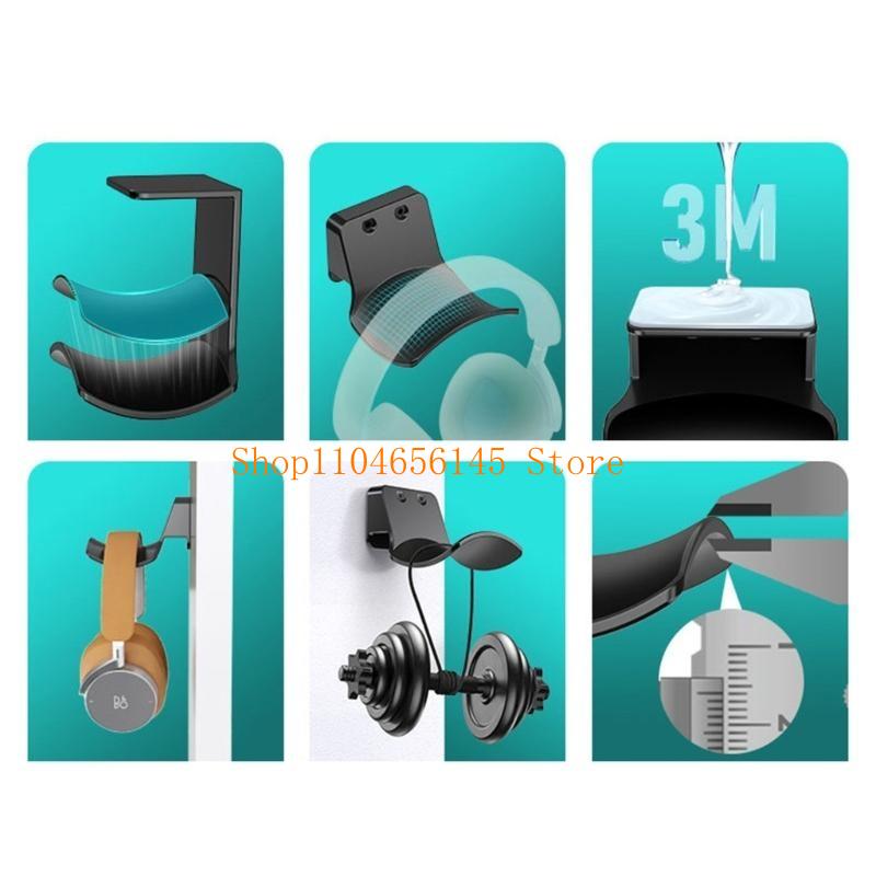 5asd Wall Mount Headphones Sta - Desk Setup Headphone Stand recension och pris