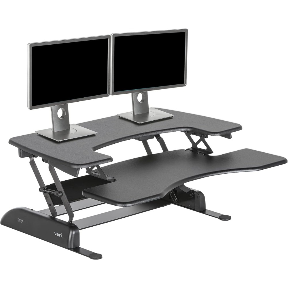 Desk Pro Plus 36, Dual Monitor - Dual Monitor Desk Setup recension och pris