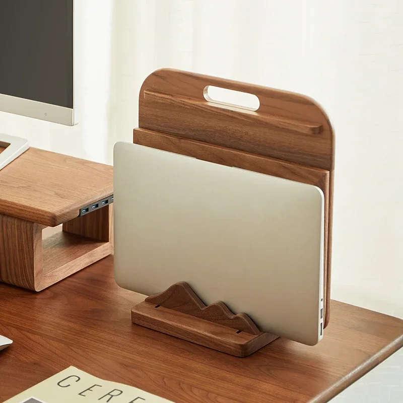 Custom Wooden Laptop Stand Ver - Vertical Laptop Stand recension och pris