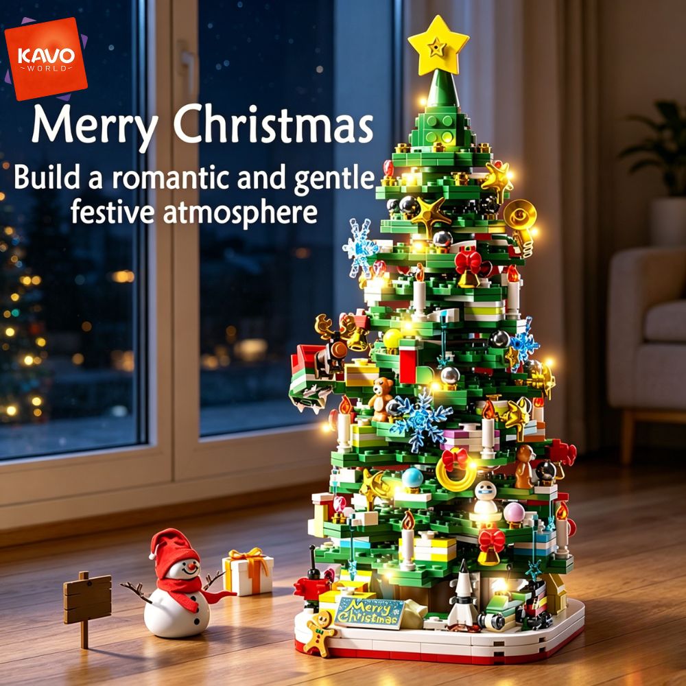 KAVOWORLD 1024pcs Christmas Tr - Desk Setup Needs recension och pris