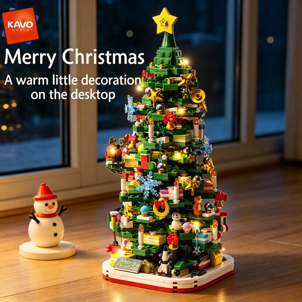 KAVOWORLD 1024pcs Christmas Tr - Desk Setup Needs recension och pris